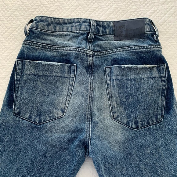 Oneteaspoon High Waist Straight Leg Jean - Picture 5 of 7